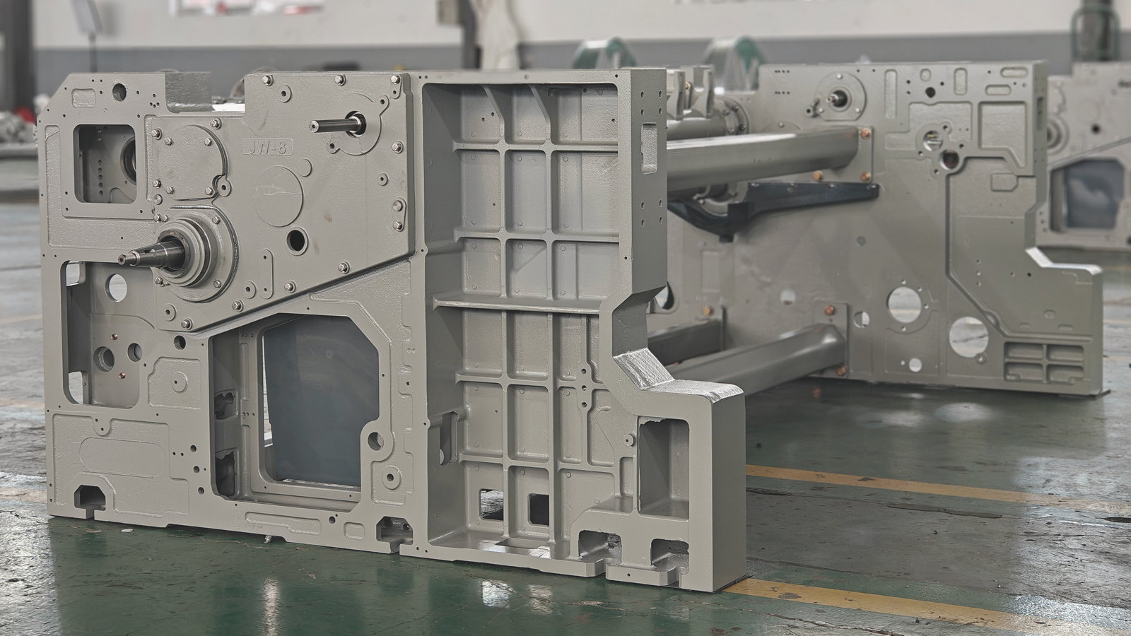 JTM-508 opposite-side HT250 cast frame and pentagonal support beams